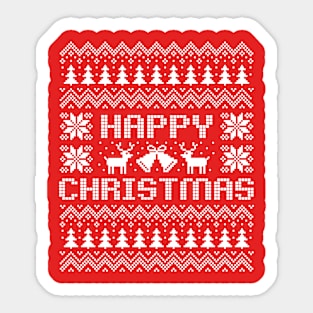 Happy Christmas sweater Sticker